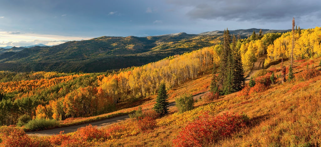 Autumn Sunset in Steamboat Springs Colorado