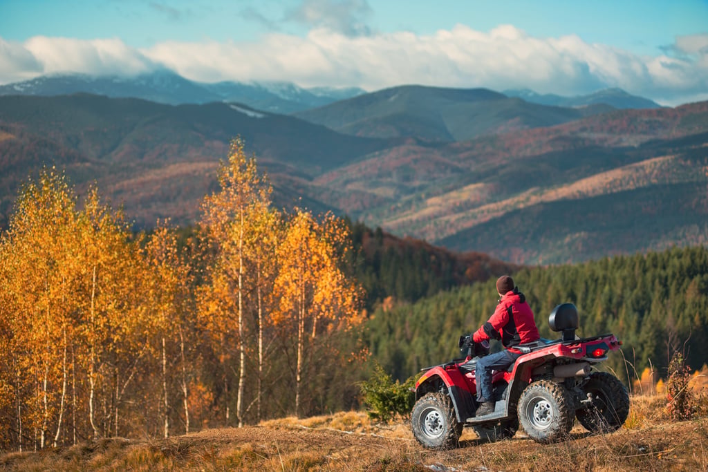 ATV ride autumn in Colorado