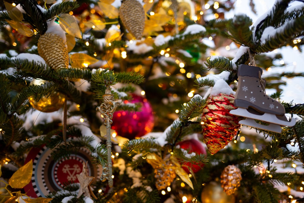 Christmas holiday tree Steamboat Springs Colorado