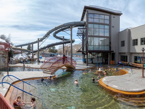 Old Town Hot Springs Steamboat Springs Winter