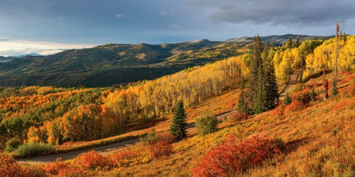 Autumn Sunset in Steamboat Springs Colorado