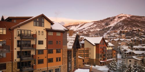 One Steamboat Place Steamboat Springs Colorado Exterior Winter