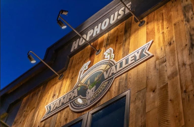 steamboat springs craft breweries sign